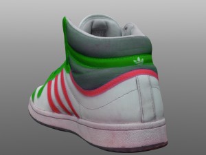 sneakers low poly model Modelo 3D