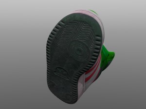 sneakers low poly model Modelo 3D