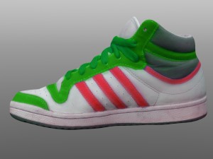 sneakers low poly model Modelo 3D