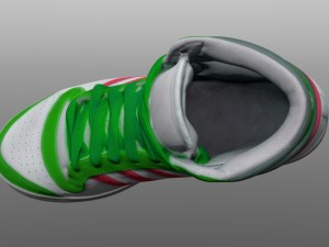 sneakers low poly model Modelo 3D