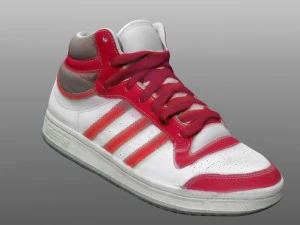 sneakers low poly model 3D Model