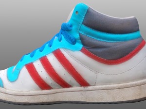 sneaker low poly model Modèle 3D