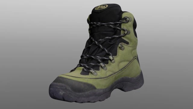 boot low poly model 3D Model .c4d .max .obj .3ds .fbx .stl .blend 