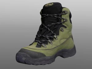 boot low poly model 3D Model