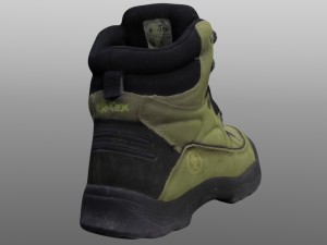boot low poly model 3D Model