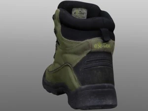 boot low poly model 3D Model