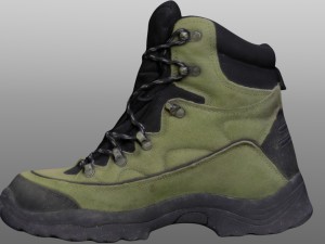 boot low poly model 3D Model