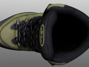 boot low poly model 3D Model