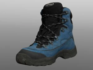 boot low poly model 3D Model