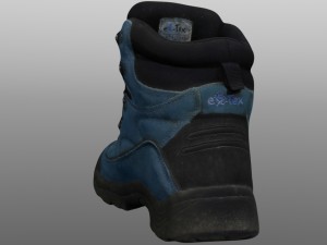 boot low poly model 3D Model