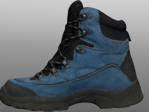 boot low poly model 3D Model