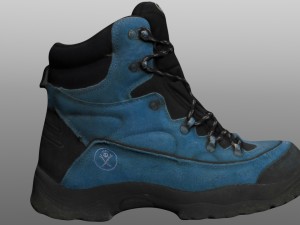 boot low poly model 3D Model