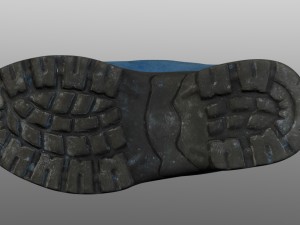 boot low poly model 3D Model