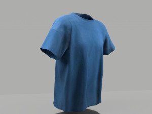t-shirt low poly model 3D मॉडल