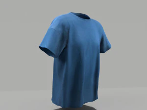 t-shirt low poly model 3D Model