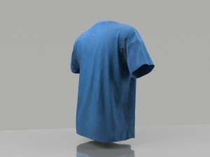 t-shirt low poly model 3D मॉडल
