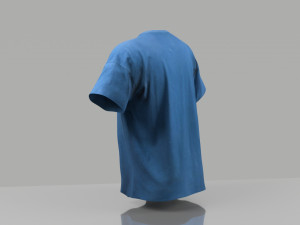 t-shirt low poly model 3D मॉडल