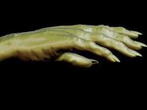 Creepy monster hand for print 3D Принт Модель
