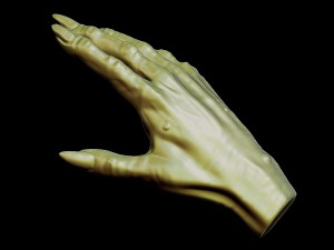 Creepy monster hand for print 3D Принт Модель