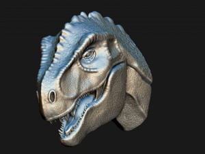 t-rex head for print 3Dプリントモデル