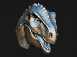 t-rex head for print Modello di stampa 3D