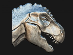 t-rex head for print Modello di stampa 3D