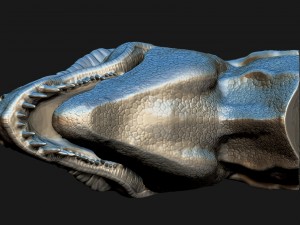t-rex head for print Modello di stampa 3D