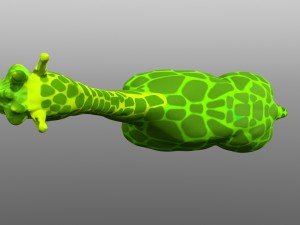 giraffe low poly model 3D Model