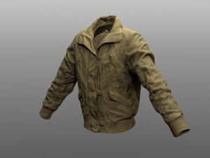jacket low poly model Model 3D