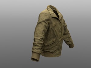 jacket low poly model Model 3D