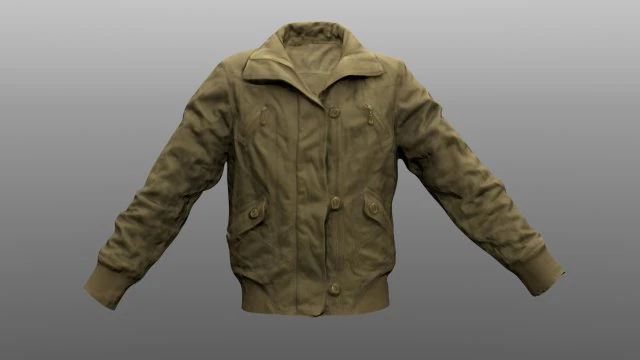 jacket low poly model 3D Model .c4d .max .obj .3ds .fbx .stl .blend 