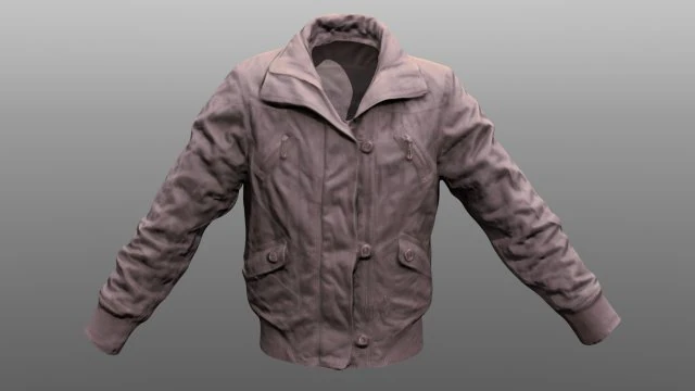 jacket low poly model 3D Model .c4d .max .obj .3ds .fbx .stl .blend 