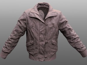 jacket low poly model 3D 모델