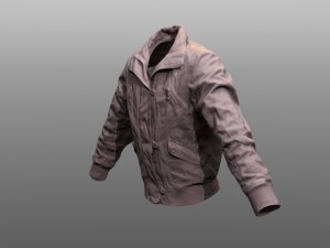 jacket low poly model Modelo 3D