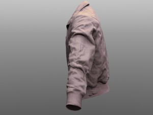jacket low poly model Modelo 3D
