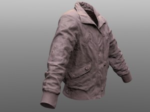 jacket low poly model Modelo 3D