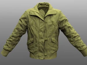 kurtka typu low-poly Model 3D