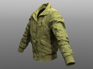 jacket low poly model 3D-Modell