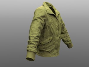jacket low poly model 3D-Modell