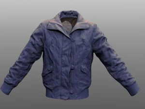 jaqueta modelo low poly Modelo 3D