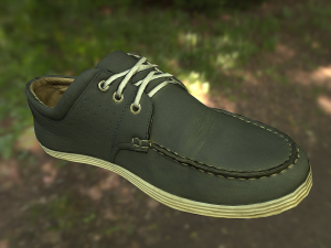shoe low poly model Model 3D