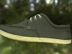shoe low poly model Model 3D