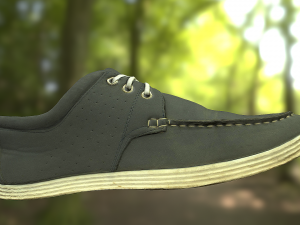 shoe low poly model Model 3D