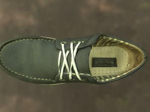 shoe low poly model Model 3D