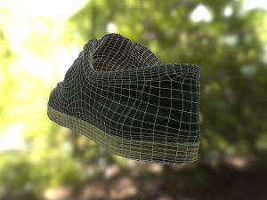 shoe low poly model Model 3D