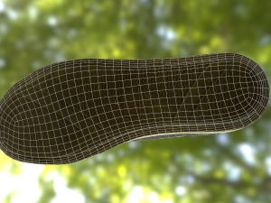 shoe low poly model Model 3D