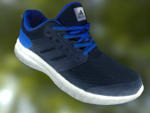 sneaker low poly model 3Dモデル