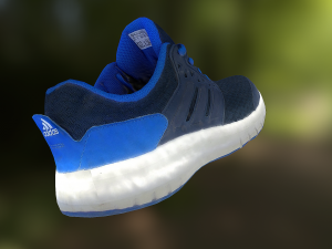 sneaker low poly model Model 3D