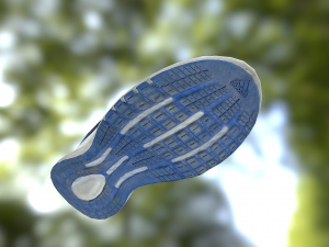 sneaker low poly model Model 3D