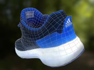 sneaker low poly model Model 3D